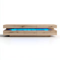 Mobile TV in legno 180x40x45 cm - marrone chiaro - design moderno per soggiorno
