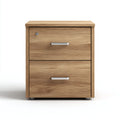 Armadio per ufficio con cassetti in legno 45x45x55 cm - marrone - adatto per ufficio con stile moderno