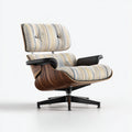 Sedia da ufficio imbottita in tessuto e legno 75x72x95 cm - beige - nero - design moderno per ufficio