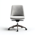 Sedia da ufficio imbottita in tessuto 60x60x88 cm - grigio - design moderno per ufficio